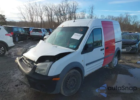 2010 Ford Transit Connect Xl z USA, uszkodzony, nr VIN NM0LS6AN3AT022298